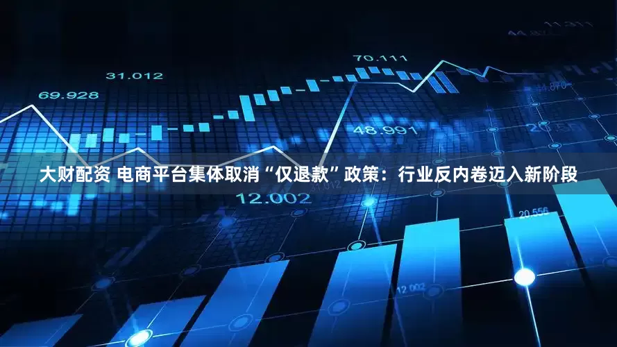 大财配资 电商平台集体取消“仅退款”政策：行业反内卷迈入新阶段